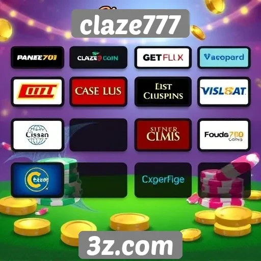 Avaliação das opções de pagamento disponíveis no claze777